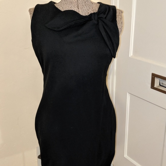 Banana Republic Dresses & Skirts - Bow neckline wiggle little black dress Banana Republic Dresses & Skirts - Bow neckline wiggle little black dress